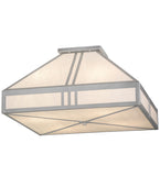 36"Sq Whitewing Modern Flush Mount
