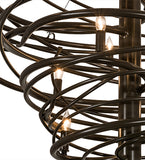 48"W Cyclone 14 Lt Contemporary Chandelier