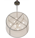 48"W Cilindro Tapered Traditional Pendant