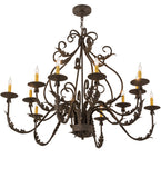 48"W French Elegance 12 Lt Victorian Chandelier