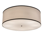 48"W Cilindro White Textrene Pendant