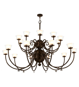 80"W Perennial 20 Lt Arts & Crafts Chandelier