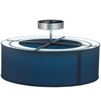 30"W Cilindro Textrene Contemporary Pendant