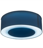 30"W Cilindro Textrene Contemporary Pendant