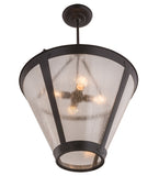 28"W Sutter Mission Inverted Pendant