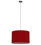 22"W Cilindro Play Textrene Contemporary Pendant