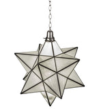24"W Moravian Star Mission Pendant