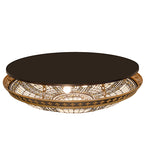 45"W Fleur-de-lis Flush Mount