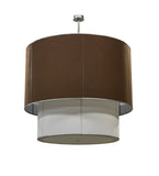 72"W Cilindro 2 Tier Textrene Pendant
