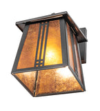 7"W Prairie Loft Hanging Indoor Outdoor Wall Sconce