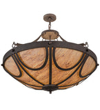 42"W Carousel Contemporary Inverted Pendant