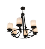 36"W Octavia 6 Lt Contemporary Chandelier