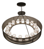 56"W Loxley Golpe 16 Lt Contemporary Lodge Chandelier
