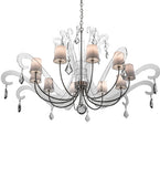 55"W Lienz 10 Lt Victorian Mission Chandelier