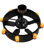 40"W Kingston 8 Lt Chandel-Air Ceiling Fan