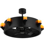 40"W Kingston 8 Lt Chandel-Air Ceiling Fan