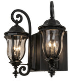 33"W Monticello 2 Lt Outdoor Wall Sconce