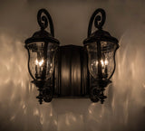 33"W Monticello 2 Lt Outdoor Wall Sconce