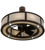 45"W Smythe Craftsman Chandel-Air Ceiling Fan