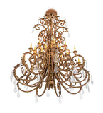 60"W Serratina 32 Lt Victorian Chandelier