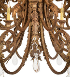 60"W Serratina 32 Lt Victorian Chandelier