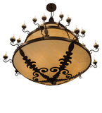 72"W Castellum 3 Tier Chandelier