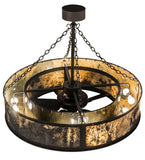 44"W Smythe Quarrystone Chandel-Air Fan