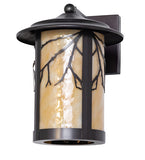 10"W Fulton Branches Solid Mount Outdoor Wall Sconce
