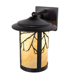 10"W Fulton Branches Solid Mount Outdoor Wall Sconce
