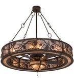 56"W Whispering Pines W/Fan Light Chandel-Air Fan