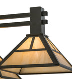 48"W "T" Mission 5 Lt Island Pendant