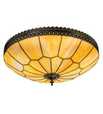 20"W Vincent Honeycomb Victorian Flush Mount