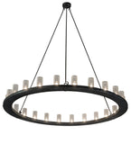 72"W Loxley 24 Lt Contemporary Chandelier