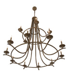 60"W Octavia 15 Lt Two Tier Contemporary Chandelier