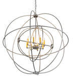 43"W Atomic Energy 8 Lt Contemporary Chandelier