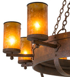 60"W Parnella 10 Lt Rustic Lodge Chandelier
