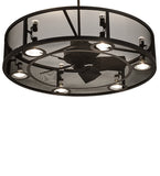 48"W Paloma Golpe Chandel-Air Fan