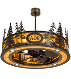 45"W Personalized Tall Pines Chandel-Air Fan