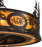 45"W Personalized Tall Pines Chandel-Air Fan