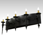 36"W Warwick Gothic 5 Lt Vanity Wall Sconce