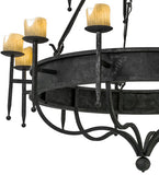 60"W Marta 18 Lt Two Tier Chandelier