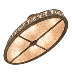48"L Mountain Pine Oblong Semi-Flush Mount