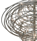 60"W Cyclone 36 Lt Contemporary Chandelier