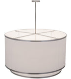 48"W Cilindro 2 Tier Textrene Modern Pendant