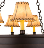 51"W Sullivan Ranch 27 Lt Two Tier Southwest Chandelier