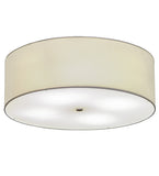30"W Cilindro Textrene Flush Mount