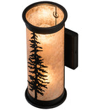 5"W Tall Pine Wall Sconce