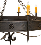 66"W Calandra 10 Lt Gothic Rustic Lodge Chandelier
