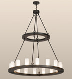 48"W Loxley 16 Lt Chandelier