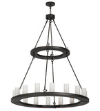 48"W Loxley 16 Lt Chandelier
